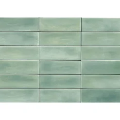 Lux Mosaic Carrelage Mural Effet Béton|Carrelage Mural Pour Cuisine<Carrelage Mural Mini Metro 5x15cm Premium. Beret Moss Matt