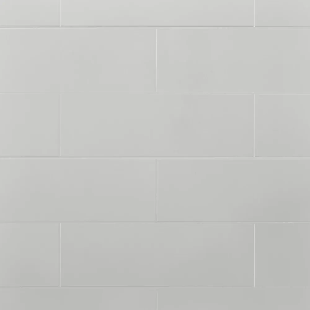 GoodHome Carrelage Mural Uni|Carrelage Mural Pour Salle De Bains<Carrelage mural Plain 20x60 cm gris clair
