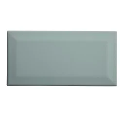 GoodHome Carrelage mural vert clair brillant effet métro L.20 x l.10 cm x ép.7,3 mm, Trentie- Carrelage Mural Pour Douche|Carrelage Mural Pour Cuisine