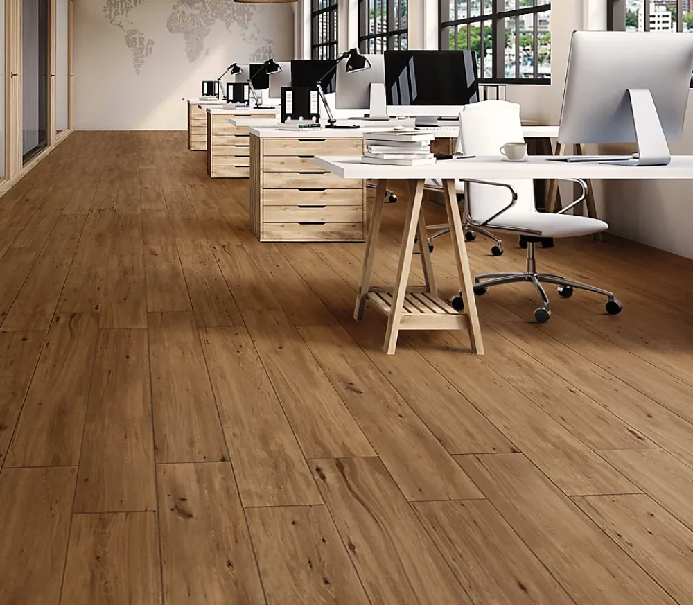 Energie Ker Carrelage Sol Effet Bois|Carrelage Sol Pour Pièce À Vivre<Carrelage Padouk R11 : adhérence élevée Nut - ADZ 120 x 20cm ( vendu par boite de 1,2 m² )