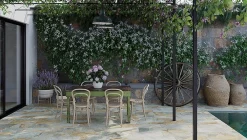 Allocarrelage Carrelage Pierre de Bali 30x60 Thai Tegalan Vert Extérieur R11 -- Carrelage Extérieur Et Terrasse