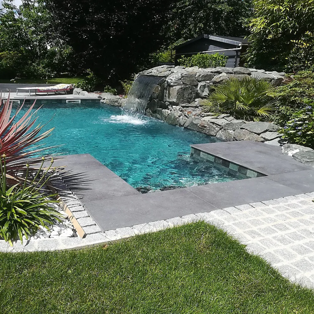 Concept Mosaïque Carrelage Extérieur Et Terrasse<Carrelage Piscine GREEN PARADISE 15x15 cm imitation pierre de bali