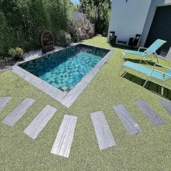 Concept Mosaïque Carrelage Extérieur Et Terrasse<Carrelage Piscine GREEN PARADISE 15x15 cm imitation pierre de bali