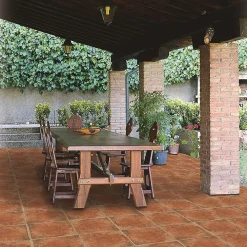 Ligerio Carrelage pont du Gard - Cuir, Extérieur - 29,5 cm x 29,5 cm x 0,8 cm - Vendu au m²- Carrelage Extérieur Et Terrasse