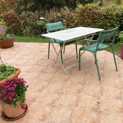 Ligerio Carrelage Extérieur Et Terrasse<Carrelage Pont du gard - Ocre, Exterieur effet terre cuite - 29.5 x 29.5 x 0.8 cm - Vendu au m²