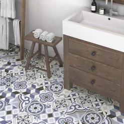 Lux Mosaic Carrelage Sol Effet Carreaux De Ciment|Carrelage Sol Pour Cuisine<Carrelage premium effect ciment mat Matanzas Patchwork 20x20 cm