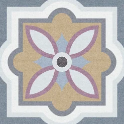 Lux Mosaic Carrelage premium effect ciment mat Santiago Patchwork 20x20 cm- Carrelage Sol Effet Carreaux De Ciment|Carrelage Sol Pour Cuisine