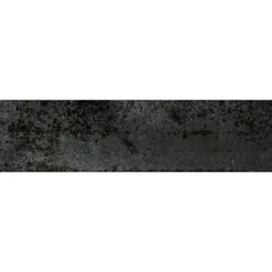 Lux Mosaic Carrelage Premium Nissel Black 7,5x30 cm Brillant Design Rustique-Industrie pour Murs Intérieurs- Faïence Pour Salle De Bains|Faïence Pour Cuisine