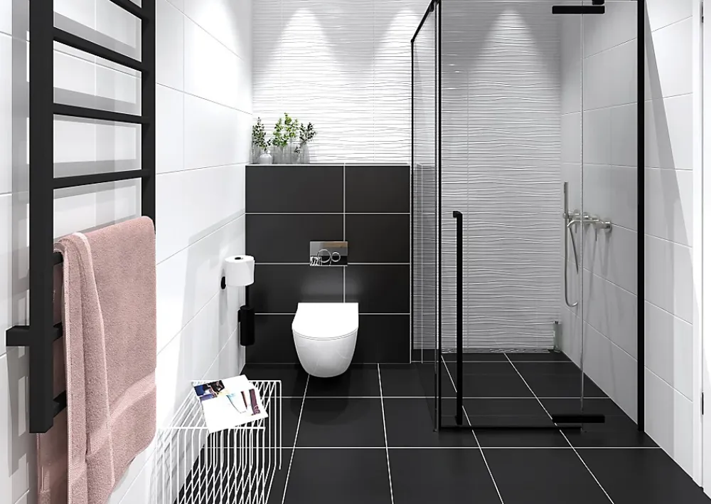 Ilcom Carrelage Mural Uni|Carrelage Mural Pour Pièce À Vivre<Carrelage rectifié pour mur à usage intérieur 30 cm x 60 cm bicottura - Super White Matt - Sp. 9mm