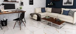 Ilcom Carrelage Sol Pour Pièce À Vivre|Carrelage Sol Effet Marbre<Carrelage rectifié pour sol ou mur intérieur ou extérieur 60 cm x 120 cm - Torrence white