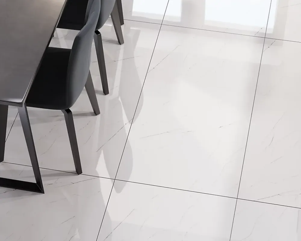 Ilcom Carrelage rectifié pour sol ou mur intérieur ou extérieur 60 cm x 120 cm - Classic Carrara White- Carrelage Sol Pour Pièce À Vivre|Carrelage Sol Pour Salle De Bains