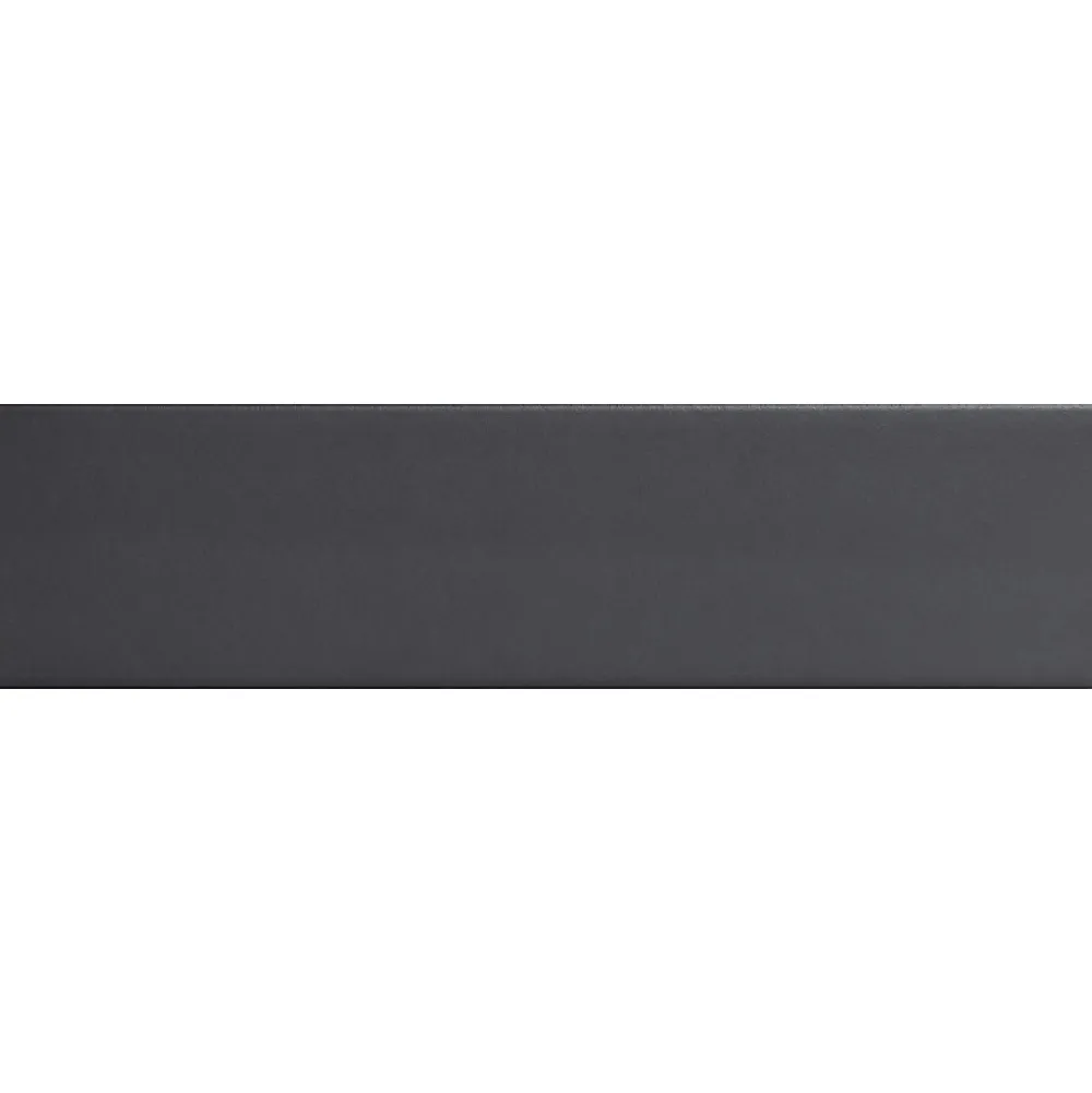 Aelle Carrelage Carrelage sol / mur brique uni noir 5,6x23,2 cm MODULO BASE CARBONE- Carrelage Sol Uni
