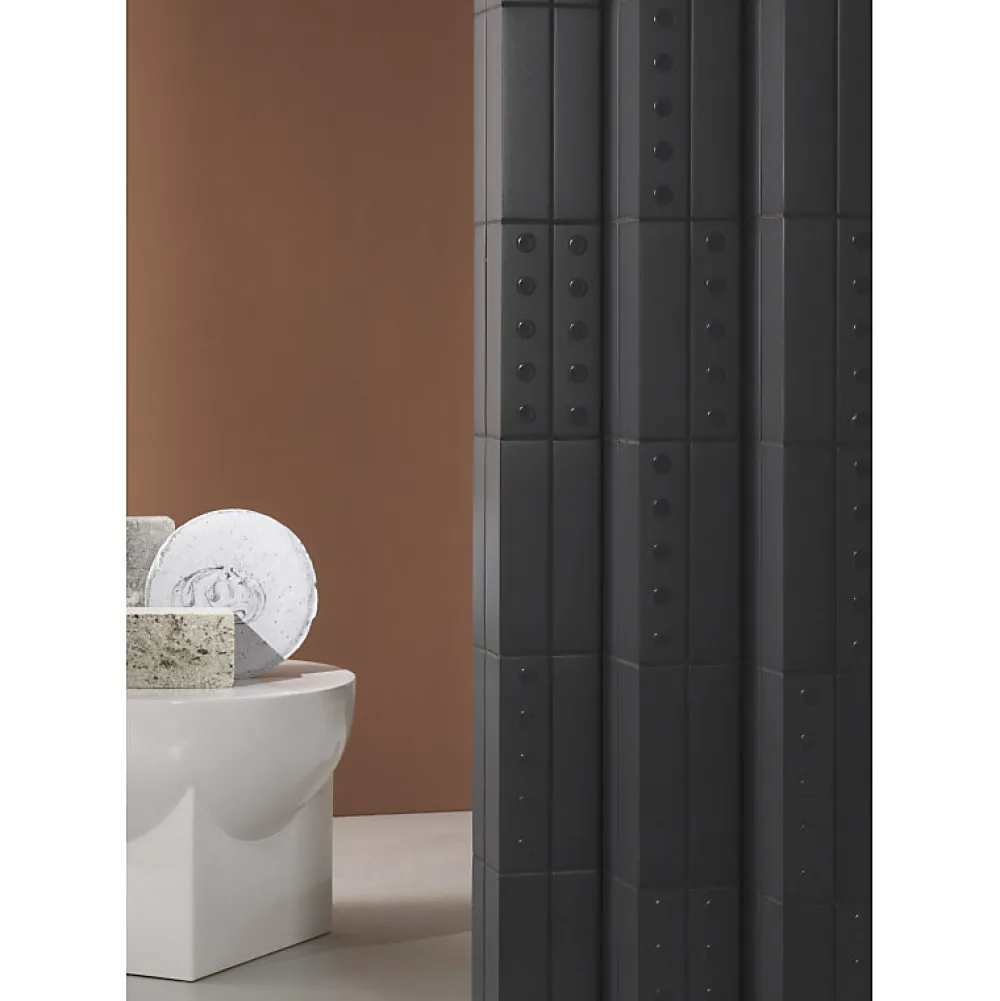 Aelle Carrelage Carrelage sol / mur brique uni noir 5,6x23,2 cm MODULO BASE CARBONE- Carrelage Sol Uni