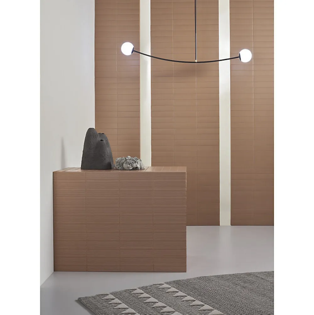 Aelle Carrelage Carrelage Sol Uni<Carrelage sol / mur brique uni terracotta 5,6x23,2 cm MODULO BASE MATTONE