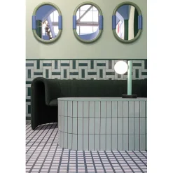 Aelle Carrelage Carrelage Sol Uni<Carrelage sol / mur briquette rectangulaire uni vert menthe mate 5X15 cm FÄRGBLOCK MATT MENTA FGB119M