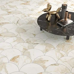 Aelle Carrelage Carrelage sol / mur écaillon poisson effet marbre grand format NIKOI TULUM KIRUNA- Carrelage Sol Effet Marbre|Carrelage Sol Pour Pièce À Vivre