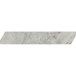 Aelle Carrelage Carrelage Sol Effet Marbre<Carrelage sol / mur chevron effet marbre gris 7,4X45 cm- SCULTOREA Foam grey chevron J474
