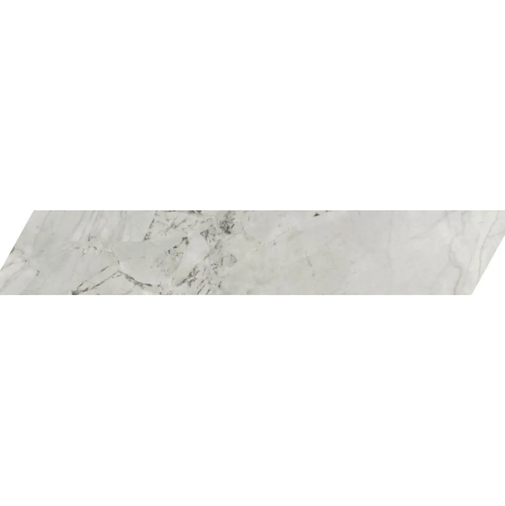Aelle Carrelage Carrelage Sol Effet Marbre<Carrelage sol / mur chevron effet marbre gris 7,4X45 cm- SCULTOREA Foam grey chevron J474