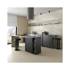 Aelle Carrelage Carrelage sol / mur effet terrazzo 80x80 cm NIZA-R Beige- Carrelage Sol Effet Pierre