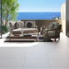 Limcaro Carrelage sol / mur effet béton blanc LUNA OFF WHITE l.60 x L.120 cm Mat- Carrelage Sol Effet Béton|Carrelage Sol Pour Salle De Bains
