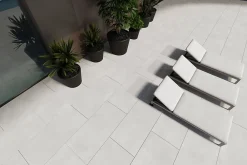 Limcaro Carrelage sol / mur effet béton blanc LUNA OFF WHITE l.60 x L.120 cm Mat- Carrelage Sol Effet Béton|Carrelage Sol Pour Salle De Bains