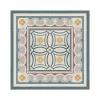 Aelle Carrelage Carrelage Sol Effet Carreaux De Ciment<Carrelage sol / mur effet ciment motif floral coloré 20x20 cm - CAPRICE SAINT TROPEZ BORDURE