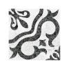 Eiffel art construction Carrelage Sol Effet Terrazzo<Carrelage sol / mur effet terrazzzo coloré à motif 20x20 cm STRACCIATELLA TEGOLE(vendu par boite 1m2)