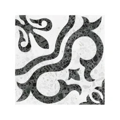 Eiffel art construction Carrelage Sol Effet Terrazzo<Carrelage sol / mur effet terrazzzo coloré à motif 20x20 cm STRACCIATELLA TEGOLE(vendu par boite 1m2)