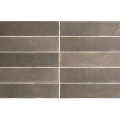 Aelle Carrelage Carrelage Sol Uni|Carrelage Sol Pour Wc<carrelage sol / mur effet zellige bejmat marron 6x24,6 cm mate ARGILE CACAO