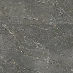 Aelle Carrelage Carrelage Sol Effet Pierre<Carrelage sol / mur effet pierre gris anthracite 120x120 cm BETILO R DARK