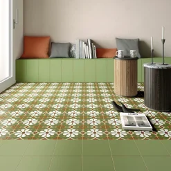 Aelle Carrelage Carrelage Sol Effet Carreaux De Ciment|Carrelage Sol Pour Cuisine<Carrelage sol / mur effet ciment à motif 20x20 cm RIVOLI - PARIS