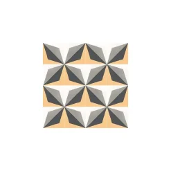Eiffel art construction Carrelage Sol Effet Carreaux De Ciment|Carrelage Sol Pour Cuisine<Carrelage sol / mur effet ciment 20x20 cm CAPRICE DECO WAVE COLOURS (vendu par boite de 1m2)