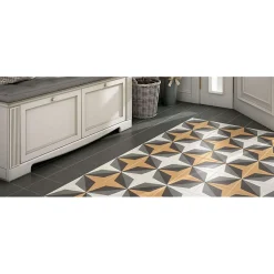 Eiffel art construction Carrelage Sol Effet Carreaux De Ciment|Carrelage Sol Pour Cuisine<Carrelage sol / mur effet ciment 20x20 cm CAPRICE DECO WAVE COLOURS (vendu par boite de 1m2)