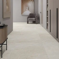 Aelle Carrelage Carrelage Sol Effet Pierre<Carrelage sol / mur effet pierre beige 120x120 cm BETILO R SAND
