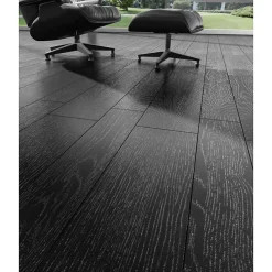 Aelle Carrelage Carrelage sol / mur effet bois noir intense 21,8x89 cm ARHUS NEGRO- Carrelage Sol Effet Bois|Carrelage Sol Pour Cuisine
