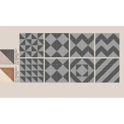 Eiffel art construction Carrelage Sol Pour Cuisine<Carrelage sol / mur effet ciment 20x20 cm TERRA TRIANGOLO