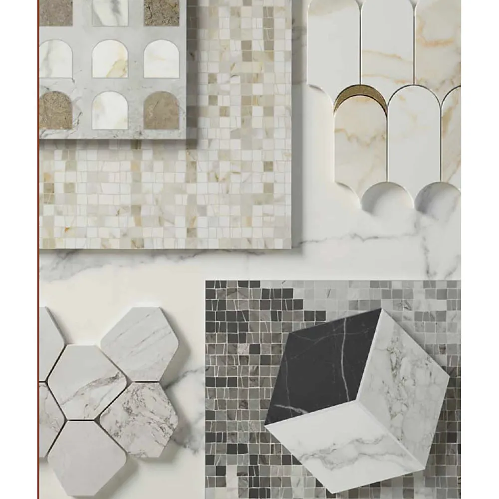 Aelle Carrelage Carrelage sol / mur effet marbre gris 120X120 cm - SCULTOREA Foam grey J453- Carrelage Sol Pour Pièce À Vivre|Carrelage Sol Effet Marbre