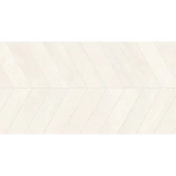 Eiffel art construction Carrelage sol / mur effet bois design chevron 60x120 cm ARTWOOD CHEVRON WHITE(vendu par boite de 1.44m2)- Carrelage Sol Pour Cuisine|Carrelage Sol Effet Bois