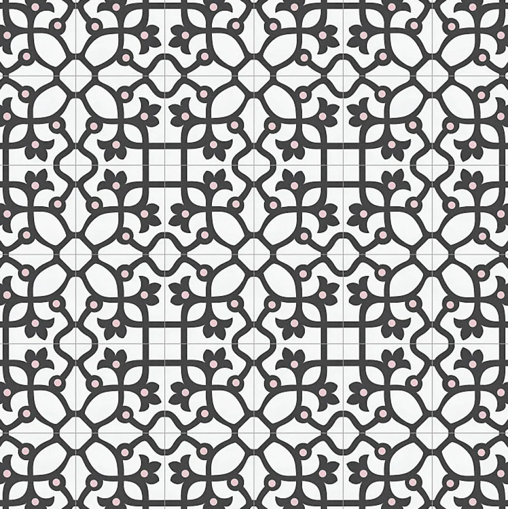 Aelle Carrelage Carrelage sol / mur effet ciment 20x20 cm 1900 JUJOL- Carrelage Sol Pour Cuisine|Carrelage Sol Effet Carreaux De Ciment