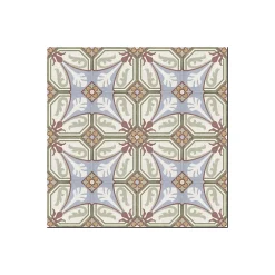 Aelle Carrelage Carrelage sol / mur effet ciment motif coloré 20x20 cm ART NOUVEAU VIENA COLOUR- Carrelage Sol Effet Carreaux De Ciment
