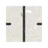 Eiffel art construction Carrelage Sol Effet Terrazzo<Carrelage sol / mur effet terrazzo 20x20 cm Croccante Cannoli Grafito(vendu par boite de 1m2)