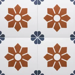Aelle Carrelage Carrelage Sol Effet Carreaux De Ciment<Carrelage sol / mur effet ciment à motif 20x20 cm RIVOLI - FIORE