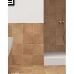 Aelle Carrelage Carrelage Sol Pour Cuisine<Carrelage sol / mur effet ciment 20x20 cm terracotta - ARES DECOR COTTO