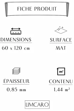 Limcaro Carrelage Sol Effet Marbre|Carrelage Sol Pour Pièce À Vivre<Carrelage sol / mur effet marbre blanc MARINO BIANCO l.60 x L.120 cm Mat