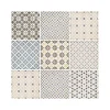 Aelle Carrelage Carrelage Sol Pour Cuisine<Carrelage sol / mur effet ciment motif patchwork coloré 20x20 cm ART NOUVEAU ALAMEDA COLOUR
