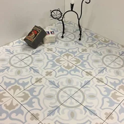 Aelle Carrelage Carrelage Sol Pour Cuisine<Carrelage sol / mur effet ciment motif patchwork coloré 20x20 cm ART NOUVEAU ALAMEDA COLOUR