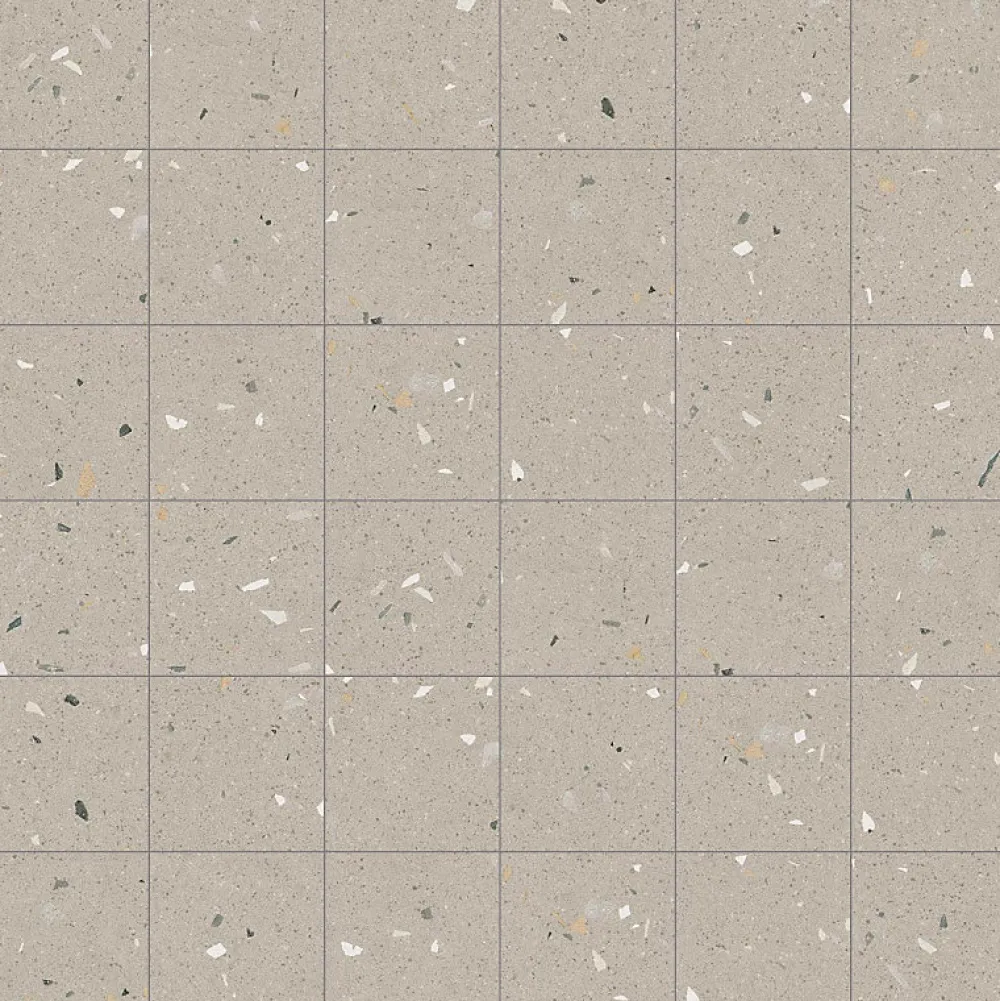 Eiffel art construction Carrelage sol / mur effet terrazzo 20x20 cm Croccante Sesamo(vendu par boite de 1m2)- Carrelage Sol Effet Terrazzo