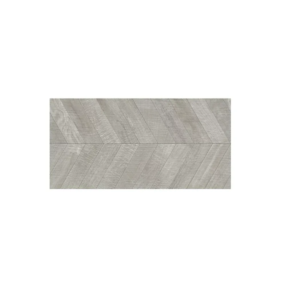 Eiffel art construction Carrelage sol / mur effet bois design chevron 60x120 cm ARTWOOD CHEVRON GREY (vendu par boite de 1.44m2)- Carrelage Sol Effet Bois|Carrelage Sol Pour Pièce À Vivre
