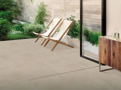 Limcaro Carrelage sol / mur effet béton beige LUNA SAND l.60 x L.120 cm Mat- Carrelage Sol Effet Béton