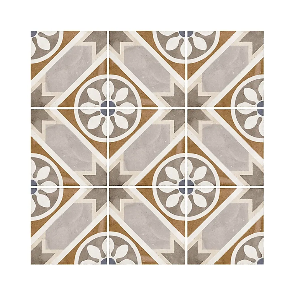 Aelle Carrelage Carrelage Sol Effet Carreaux De Ciment<Carrelage sol / mur effet ciment motif coloré 20x20 cm ART NOUVEAU APOLLO COLOUR